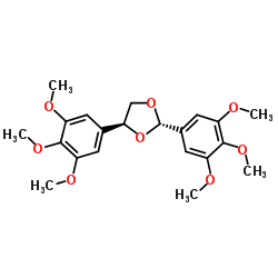 2,4-Bis(3,4,5-trimethoxyphenyl)-1,3-dioxolane Structure