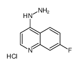 7-氟-4-肼基喹啉盐酸盐结构式