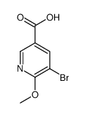 5-溴-6-甲氧基烟酸结构式