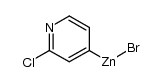 2-chloro-4-pyridylzinc bromide结构式