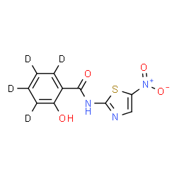 Tizoxanide-d4 Structure