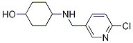 4-[(6-氯-吡啶-3-基甲基)-氨基]-环己醇结构式