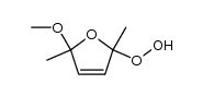 2-methoxy-5-hydroperoxy-2,5-dimethylfuran Structure