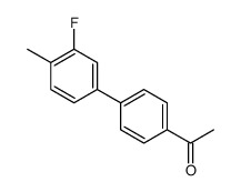 1-[4-(3-fluoro-4-methylphenyl)phenyl]ethanone结构式