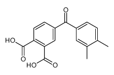 4-(3,4-dimethylbenzoyl)phthalic acid Structure