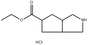 八氢环戊二烯并[C]吡咯-5-羧酸乙酯盐酸盐结构式