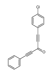 1-(4-chlorophenyl)-5-phenylpenta-1,4-diyn-3-one Structure