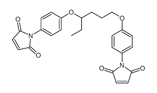 1,4-BIS(4-MALEIMIDOPHENOXY)HEXANE structure