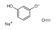 sodium,formaldehyde,3-hydroxyphenolate Structure