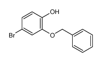 2-(苄氧基)-4-溴苯酚结构式