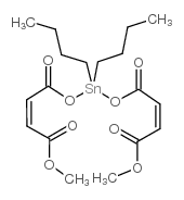 双(顺丁烯二酸一甲酯)二丁基亚锡盐结构式
