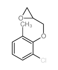 Oxirane,2-[(2-chloro-6-methylphenoxy)methyl]-结构式