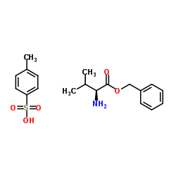 L-缬氨酸苄酯对甲苯磺酸盐结构式