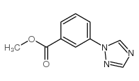 3-(1,2,4-三氮唑-1-基)苯甲酸甲酯结构式