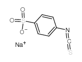 Benzenesulfonic acid, 4-isothiocyanato-, sodium salt Structure
