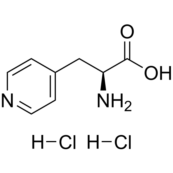 L-4-吡啶基丙氨酸二盐酸盐结构式