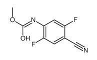 methyl N-(4-cyano-2,5-difluorophenyl)carbamate Structure