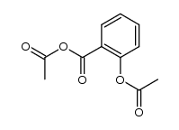 (2-acetoxy-benzoic acid )-acetic acid-anhydride Structure