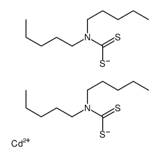 cadmium(2+),N,N-dipentylcarbamodithioate结构式