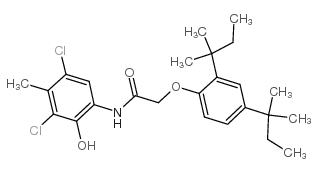 N-(3,5-二氯-2-羟基-4-甲基苯基)-2-(2,4-二叔戊基苯氧基)乙酰胺图片