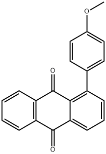 1-(4-Methoxyphenyl)-9,10-anthraquinone Structure