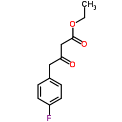 4-(4-氟苯基)-3-氧代丁酸乙酯结构式