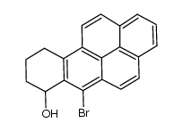 6-bromo-7,8,9,10-tetrahydrobenzo[a]pyren-7-ol结构式