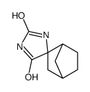 spiro[bicyclo[2.2.1]heptane-3,5'-imidazolidine]-2',4'-dione结构式
