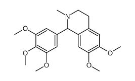 6,7-dimethoxy-2-methyl-1-(3,4,5-trimethoxyphenyl)-3,4-dihydro-1H-isoquinoline Structure