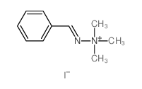 Hydrazinium,1,1,1-trimethyl-2-(phenylmethylene)-, iodide (1:1) Structure