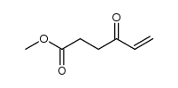 4-oxohex-5-enoic acid methyl ester Structure