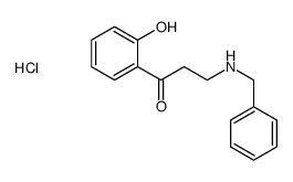 3-(benzylamino)-1-(2-hydroxyphenyl)propan-1-one,hydrochloride Structure