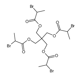 四(2-溴丙酸)季戊四醇酯结构式