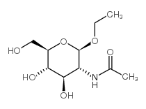 ethyl 2-acetamido-2-deoxy-beta-d-glucopyranoside Structure