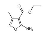 5-氨基-3-甲基异恶唑-4-羧酸乙酯结构式