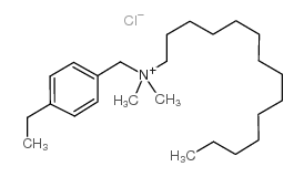 (乙基苄基)十四烷基二甲基氯化铵结构式