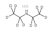 二乙胺盐酸盐-D10结构式