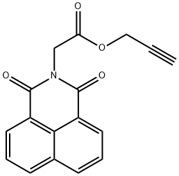 prop-2-yn-1-yl 2-(1,3-dioxo-1H-benzo[de]isoquinolin-2(3H)-yl)acetate结构式