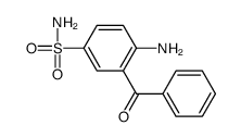 4-amino-3-benzoylbenzenesulfonamide结构式