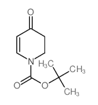 4-Oxo-3,4-dihydro-2H-pyridine-1-carboxylic acid tert-butyl ester Structure