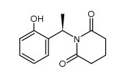 (R)-1-(1-(2-hydroxyphenyl)ethyl)piperidine-2,6-dione Structure