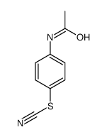 (4-acetamidophenyl) thiocyanate结构式