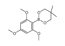 2-(2,4,6-trimethoxyphenyl)-5,5-dimethyl-1,3,2-dioxaborinane结构式