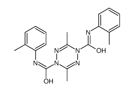 3,6-二甲基-N1,N4-二邻甲苯-1,2,4,5-四嗪-1,4-二羧酰胺结构式