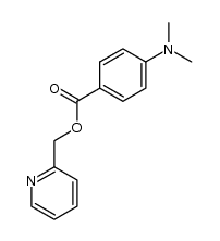 4-N,N-dimethylaminobenzoic acid 2-pyridinylmethyl ester Structure