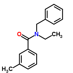 N-Benzyl-N-ethyl-3-methylbenzamide结构式