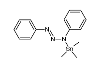 1,3-Diphenyl-trimethylstannyl-triazen Structure