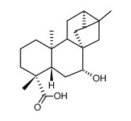 7α-Hydroxytrachyloban-18-oic acid structure