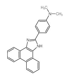 N,N-dimethyl-4-(1H-phenanthro[9,10-d]imidazol-2-yl)aniline Structure