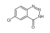 6-chloro-1,2,3-benzotriazin-4(3H)-one结构式